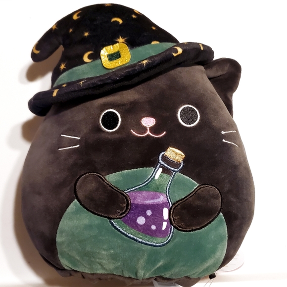 BNWT Squishmallow FlipAMallow Cleo & Paige Cat & Pumpkin Plushes 8" - Picture 2 of 6